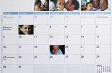 Personalised Father's Day photo gift Calendars